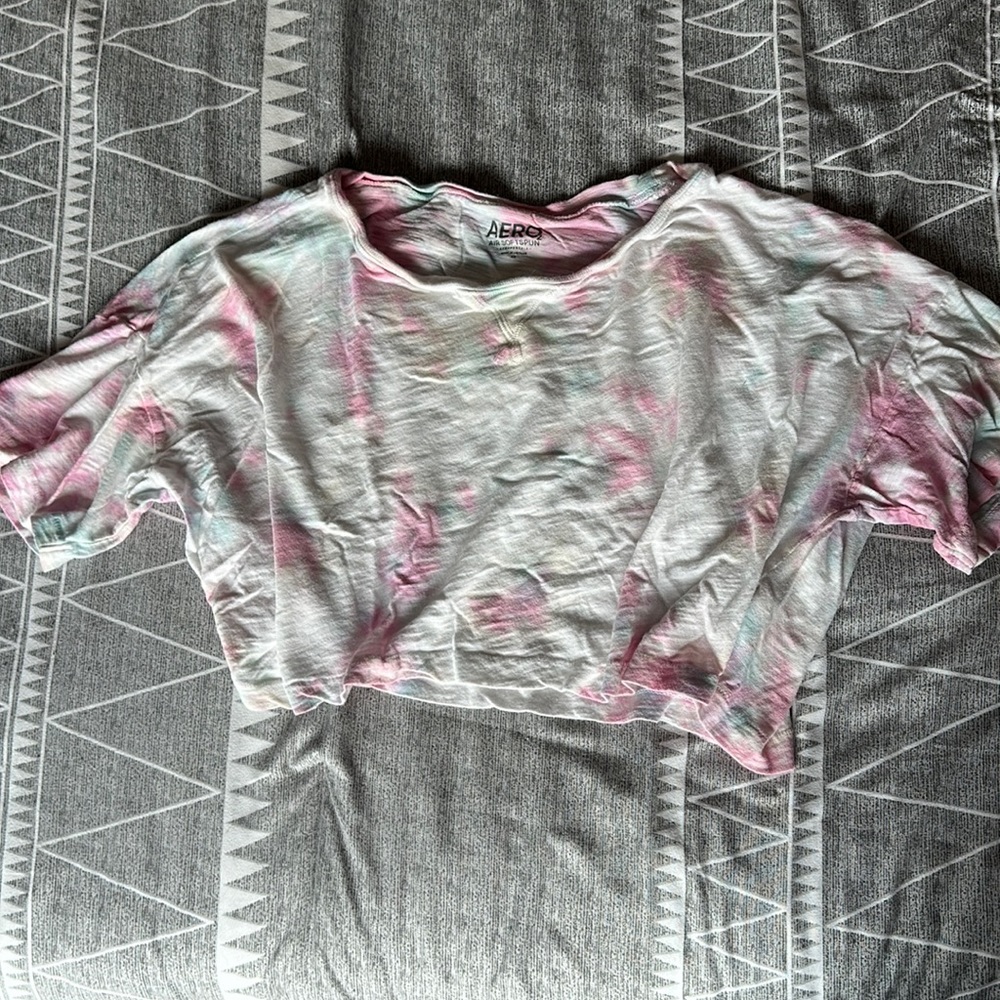 Tie Die Crop Top